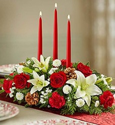 Christmas Centerpeice from Wyoming Florist in Cincinnati, OH