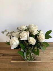 Elegant White Roses from Wyoming Florist in Cincinnati, OH