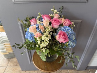 Hydrangea and Roses