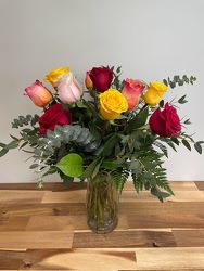 Colorful Roses from Wyoming Florist in Cincinnati, OH