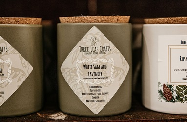 Three Leaf Candle from Wyoming Florist in Cincinnati, OH